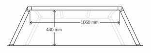 Wildback Soft Ute Canopy With Ladder Racks To Fit Ford Ranger PX Dual Cab (Nov 2011 - June 2022)