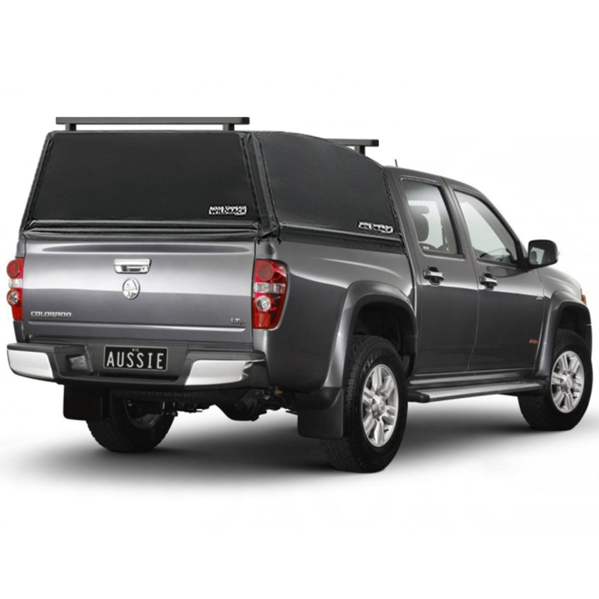 Wildback Soft Ute Canopy With Ladder Racks To Fit Holden Colorado RC Dual Cab (2008 to May 2012)