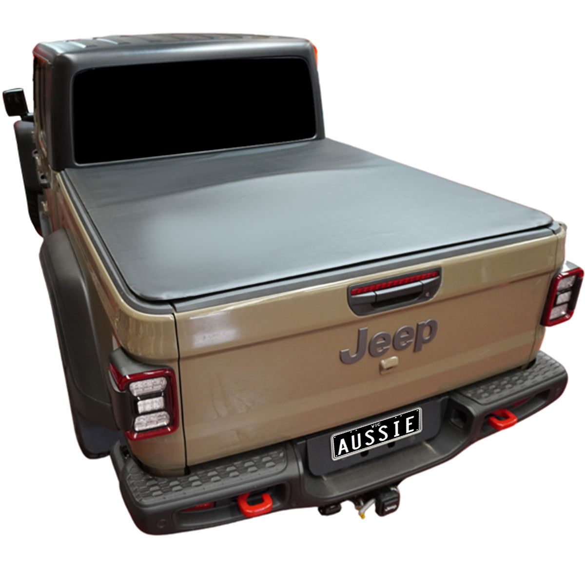 Aussie Tonneaus Clip On Tonneau Cover To Fit Jeep Gladiator Dual Cab (May 2020 to Current) 