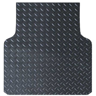 Aussie Tonneaus Checker Plate Rubber Ute Mat To Fit Mitsubishi Triton MN Dual Cab (October 2009 to June 2015) 