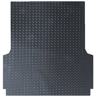 Aussie Tonneaus Checker Plate Rubber Ute Mat To Fit Ford Ranger PX Dual Cab Fitted with Factory Tub Liner (November 2011 to Current) 