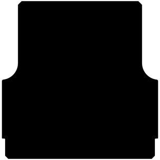 Aussie Tonneaus Checker Plate Rubber Ute Mat To Fit Mercedes X-Class Dual Cab Fitted with Factory Tub Liner (2018 to Current) 