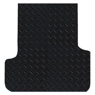 Checker Plate Rubber Ute Mat To Fit Ssangyong Musso Dual Cab LWB Fitted with Factory Plastic Tub Liner (2018 to Current)