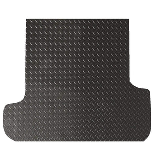 Checker Plate Rubber Ute Mat To Fit Ssangyong Musso Dual Cab SWB Fitted with Factory Plastic Tub Liner (2018 to Current)